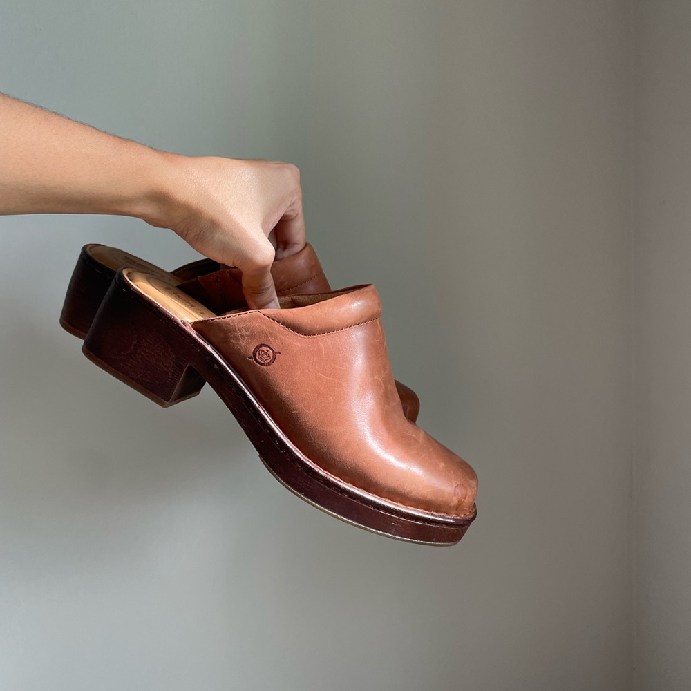 Born leather mules